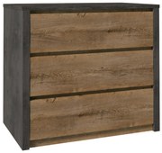 Komoda MONTANA K3S, szara