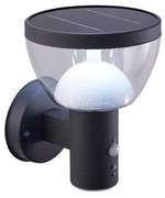 LED zewnętrzna lampa ścienna solarna z czujnikiem LARIX LED/3W/3,7V IP44
