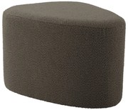 Szarobrązowy puf z materiału bouclé Ada – Leitmotiv