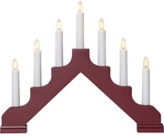 Bordowa dekoracja świetlna Ada – Star Trading