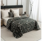 Narzuta na łóżko OAK DEER, ciemnozielony Rozmiar: 170 x 210 cm