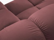 OUTLET Sofa 2-osobowa modułowa róż velwet Bellis od Micadoni
