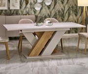 Rozkładany stół na oryginalnej nodze Brandon kaszmir/dąb cremona