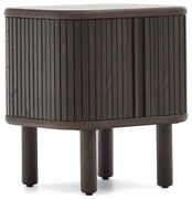 Ciemnobrązowa szafka nocna Mailen – Kave Home