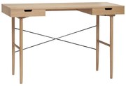 Biurko w dekorze dębu 55x120 cm Studio – Hübsch
