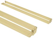 Wieszak na ręczniki Półka EVO złoty szczotkowany na ścianki prysznicowe