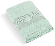 Bellatex Frotte ręcznik kąpielowy kolekcja Orchidea jasnozielony, 70 x 140 cm, 70 x 140 cm