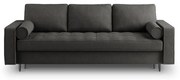 Ciemnoszara rozkładana sofa Milo Casa Santo