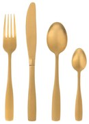 Komplet złotych sztućców, dla 4 osób