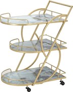 Wózek do mieszania szkła marmurowego 71X45,5X84,5 cm