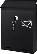 Stalowa skrzynka pocztowa Heron, antracyt