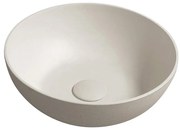 Sapho - Umywalka nablatowa FORMIGO śr. 39 cm beton/piaskowy