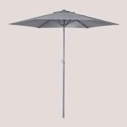 Parasol Ø235 Cm Z Tkaniny Jaden Gris Antracita - Sklum