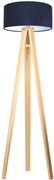 Lampa stojąca HOME 40 granatowa/biała/sosna BPS KONCEPT