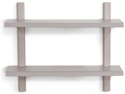 Szarobeżowa wielopoziomowa metalowa półka 60 cm Hola – Spinder Design