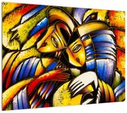 Obraz - Obraz olejny, kochankowie (70x50 cm)