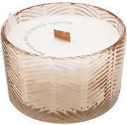 Świeca zapachowa w szkle Drewno sandałowe, 13 x 8 cm, 850 g