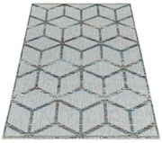 Dywan sznurkowy Bahama 3D romby multikolor 80 cm x 150 cm