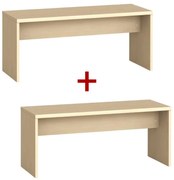 Ławka szatniowa 1+1 GRATIS, 1000 mm, brzoza