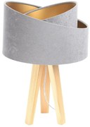 Szara asymetryczna lampka nocna - A354 A0-E25