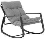 Bujany fotel ogrodowy, FELINIO, 73 x 79 x 104 cm