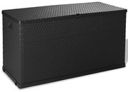 Antracytowa skrzynia ogrodowa R2-K95