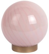 Jasnoróżowa lampa stołowa ze szklanym kloszem (wysokość 17 cm) Summer Globe – Leitmotiv