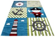 Dywan dziecięcy Kids Pirat multikolor 80 cm x 150 cm