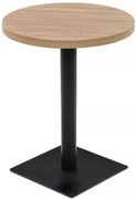 Jasnobrązowy Okrągły Stolik Bistro K6-W93