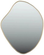 Ścienne zlote lustro wiszące 50x40 cm H1-B53