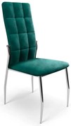 Zielone nowoczesne pikowane krzesło glamour R2-E98