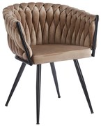 Krzeso Widny z czarnego aksamitu