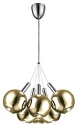 Klausen 142001 - LED lampa BALLS 6xLED/5W230V złoto/matowy chrom