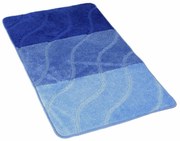Kvalitex Dywanik łazienkowy Vlny niebieski, 60 x100 cm