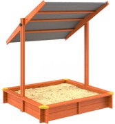 Spielwerk Piaskownica z baldachimem Sami, drewno świerkowe, 120x120x120cm