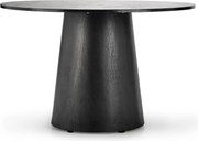 Okrągły stół na masywnej podstawie Ginter