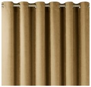 Brązowa zasłona 140x270 cm Milana – Homede