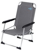 Składane krzesło kempingowe szare