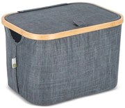 Skladany kosz NOLVIO 25 L, niebiesko-szary