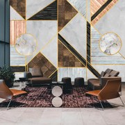 Fototapeta - Kolaż materiałów 5 (196x136 cm)