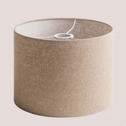 Lniany Abażur Arlina Marrón Arena Claro & Ø30 Cm - ↑20 Cm - Sklum