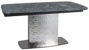 Stół rozkładany MONCLER CERAMIC 160(240)x90 morski/srebrny SIGNAL