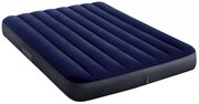 Materac dmuchany dwuosobowy welurowy 137 x 191 cm INTEX 64758 niebieski