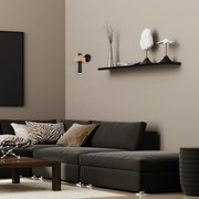 Kinkiet WEST BLACK 1xGU10, czarny, drewno, loft, nowoczesny
