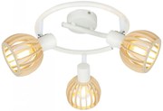 Biała nowoczesna potrójna lampa sufitowa - 3X K089 B9-S80