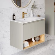 Szafka podumywalkowa BELDIVO 80 cm z umywalką ceramiczną Duravit