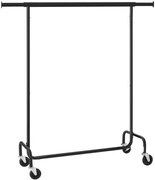 Mobilny Wieszak Czarny Na Ubrania H3-L05