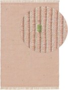 Różowy dywan dziecięcy z zieloną nicią Bruno