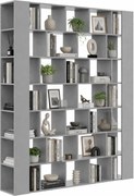 Szary nowoczesny regał biblioteczka na książki S9-N41