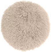 Okrągła poduszka dekoracyjna MATS 40 cm, jasnoszara